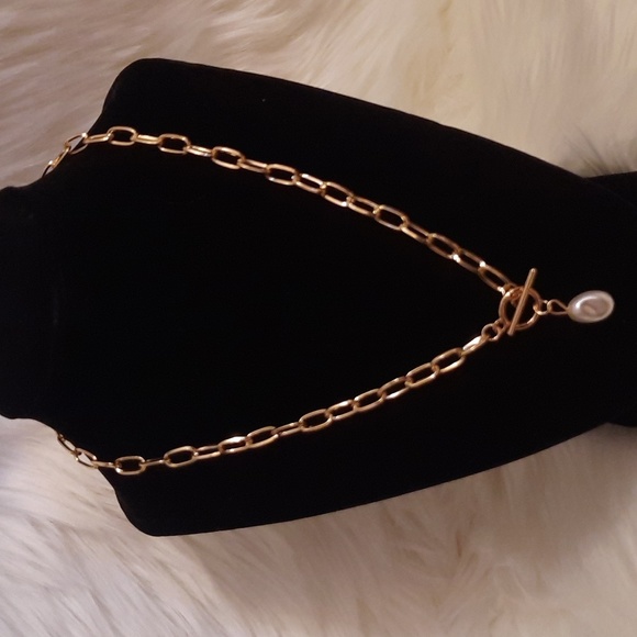 2pcs Gold Faux Pearl Charm Buckle Necklace - Picture 11 of 15